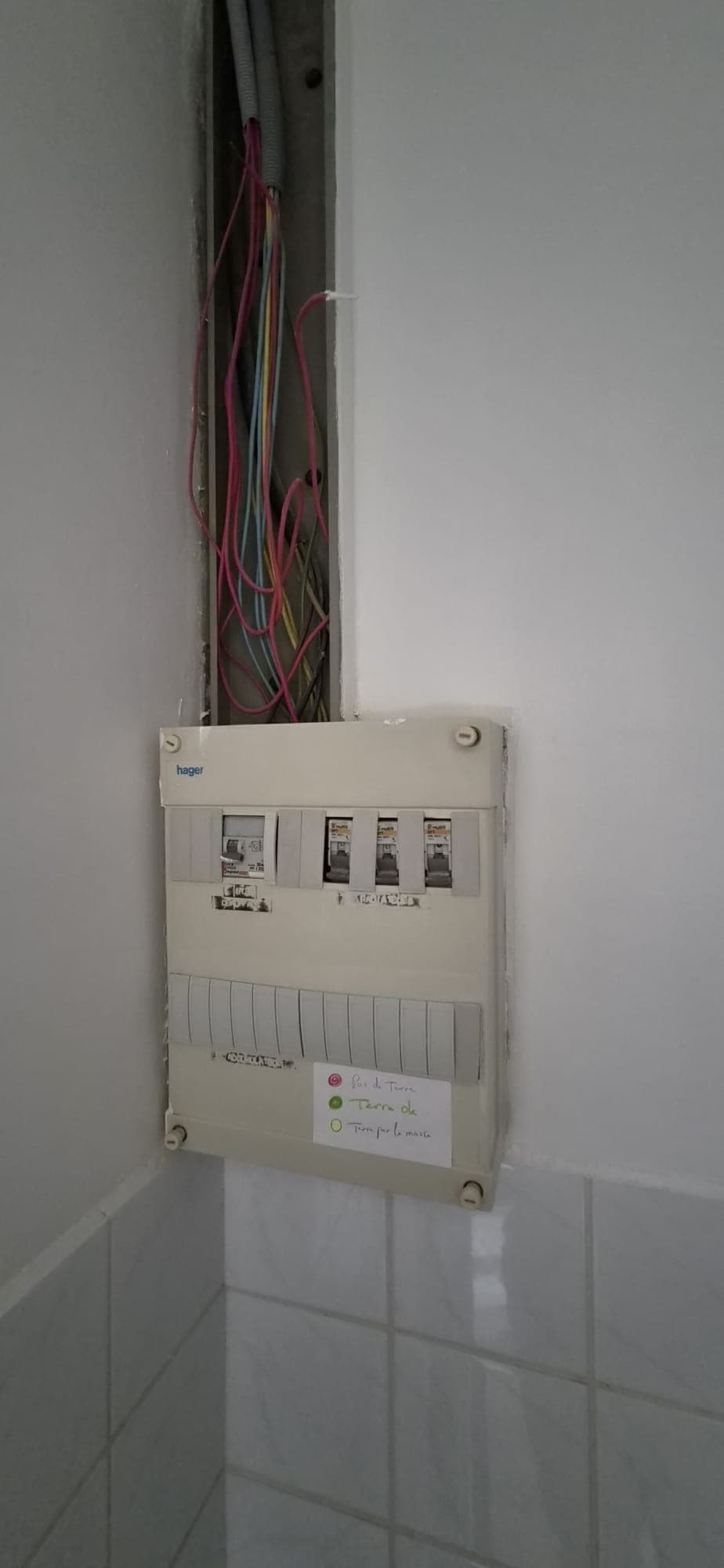 Câblage lors du remplacement d'un tableau électrique – M.T CLIM ELEC
